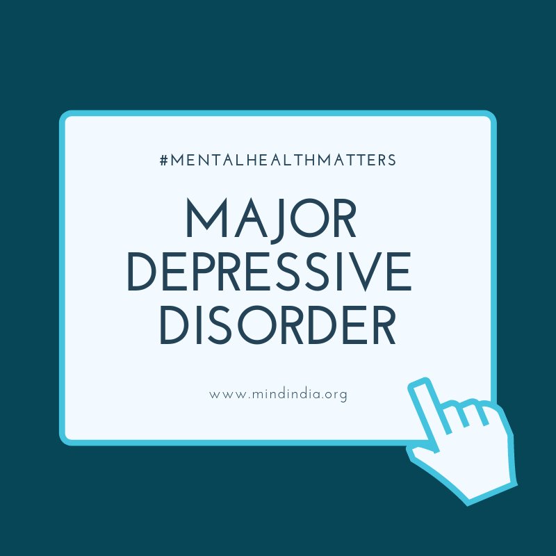 MINDINDIA2's tweet photo. Major depressive disorder or clinical depression is one of the common mental illness. It is characterized by a constant sense of hopelessness and despair, followed by insomnia, weight loss, social withdrawal, difficulty in concentrating, etc.

#knowthedisorder #mentalhealthmatter https://t.co/ABK2kVUFYz