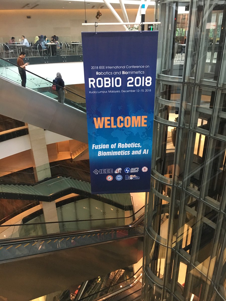 Hans__Robot's tweet image. Congratulations on the successful conclusion of #ROBIO 2018- the tremendous event for intellectual and social interactions in robotics, biomimetics and related fields. It&apos;s also a great honor for #Hansrobot to become the sponsor of #ROBIO 2018！ #cobot #Elfinrobots #automation