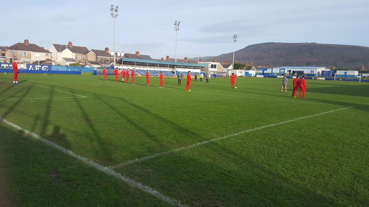PortTalbotTown's tweet photo. A pleasure once again to welcome @LFC and their U23 squad down to Victoria Road this morning ahead of their Premier League 2 Division 1 game against @SwansOfficial later on this evening. https://t.co/m2rttvYjSm