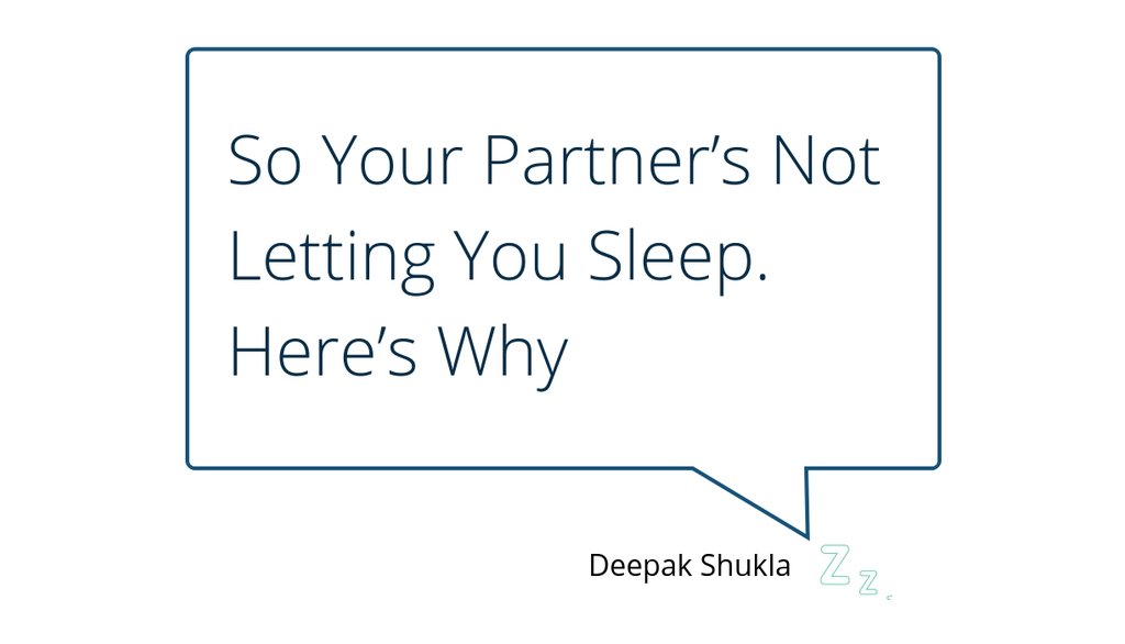 cantsleepio's tweet photo. So Your Partner’s Not Letting You Sleep. Here’s Why https://t.co/vuLeZpFpMC #spouse #sleepy #Insomnia #Sleep https://t.co/dWwcRUuGgX