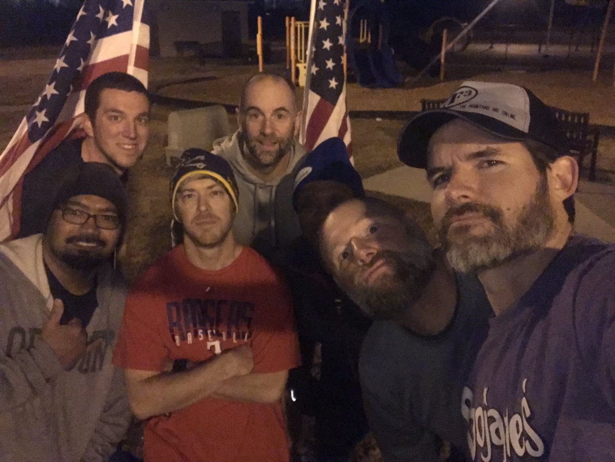 briantdfields's tweet photo. @F3ENC 7 PAX survived the #collardpatch as we discussed our favorite Christmas gifts and ended with a slide down the purple monster #guitar #ChunkyA #fiance https://t.co/ytNBALYT3T