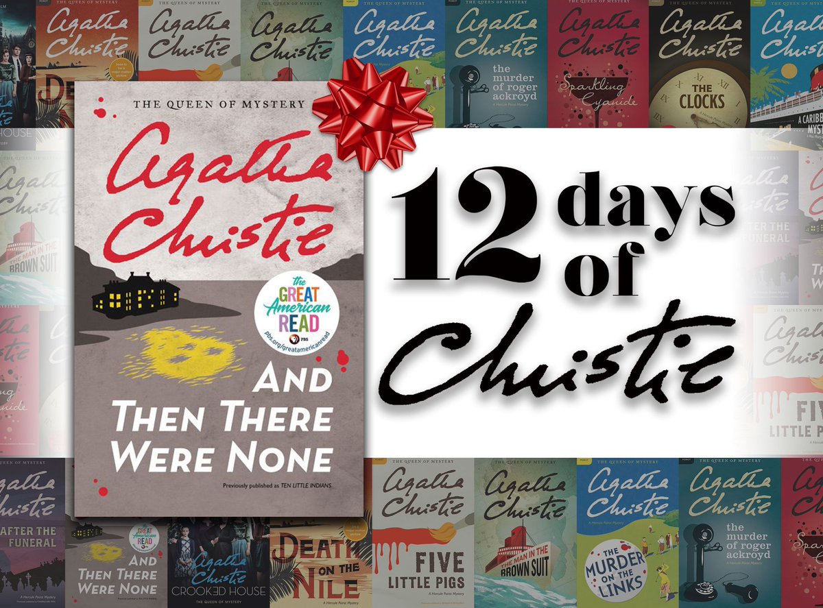 agathachristie's tweet photo. 🇺🇸: Treat yourself to a classic crime story for Christmas. And Then There Were None is just $2.99 this week https://t.co/IAmuXqENaq #12daysofChristie https://t.co/UVmSiX5v6h