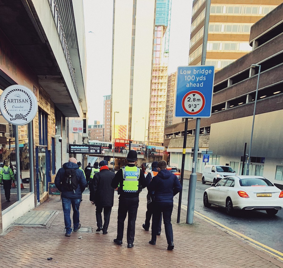 Members of the SIT working hard to highlight to <a href="/WestMidsPCC/">WestMidsPCC</a> how enforcement, alongside engagement support, can help to alleviate issues affecting businesses and residents within the city centre. #Birmingham