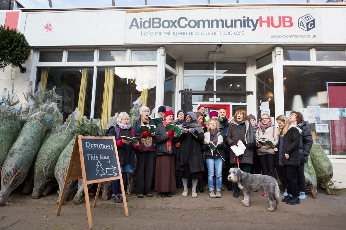 AidBoxCommunity's tweet photo. HUGE shout out to everyone who came to the hub last week & sang, (many from Cotham Parish Church) & made it a wonderful occasion, such glorious voices! It was on @itvwestcountry @bbcrb!🎄🎼
@ThangamMP #thangham #refutree
Photo credit: Barbara Evripidou / @FirstAvenueUK ❤️ https://t.co/VQHnuQmKEE