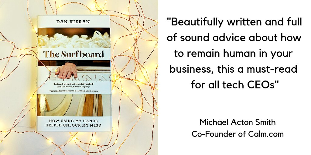 "Beautifully written and full of sound advice about how to remain human in your business, this a must-read for all tech CEOs" - Michael Acton Smith, Co-Founder of Calm.com