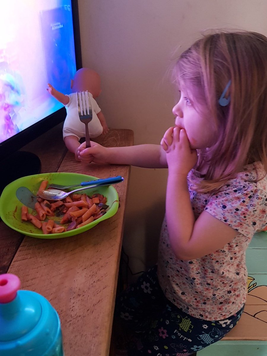 symatt's tweet photo. #Mouse is feeling better today. She's eating pasta. No that's a good sign. #Minimatt #baby #Madison https://t.co/fm3FxSfIwD