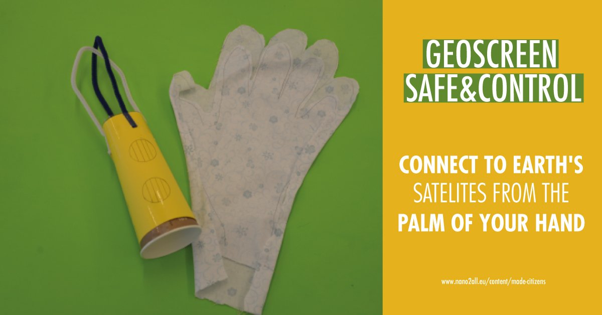 Curious about outer space? 🌍 With this #Nanotextile glove, stay connected with the Earth's satellites 🛰️ and get real-time information on weather ⛅️ tides🌊 and much more. A perfect tool for farmers 🌿

Would you like to use it? Tell us below! #YourOpinion #MadebyCitizens