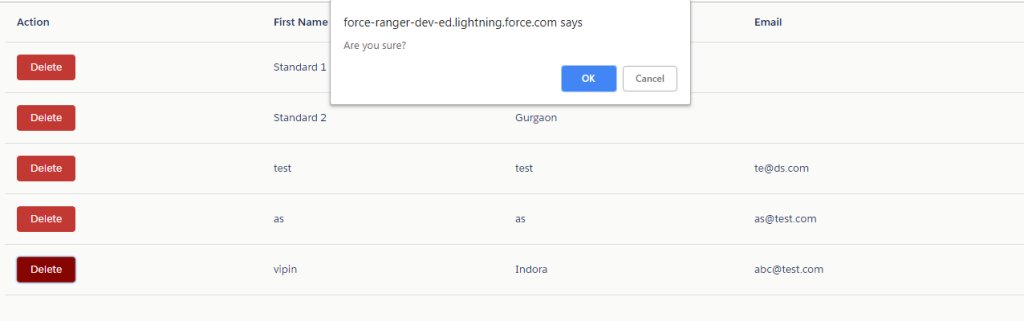 vipinindora1's tweet photo. Delete Row from Database using lightning component. https://t.co/ipRWmWsthl https://t.co/ngtHpYPSwP