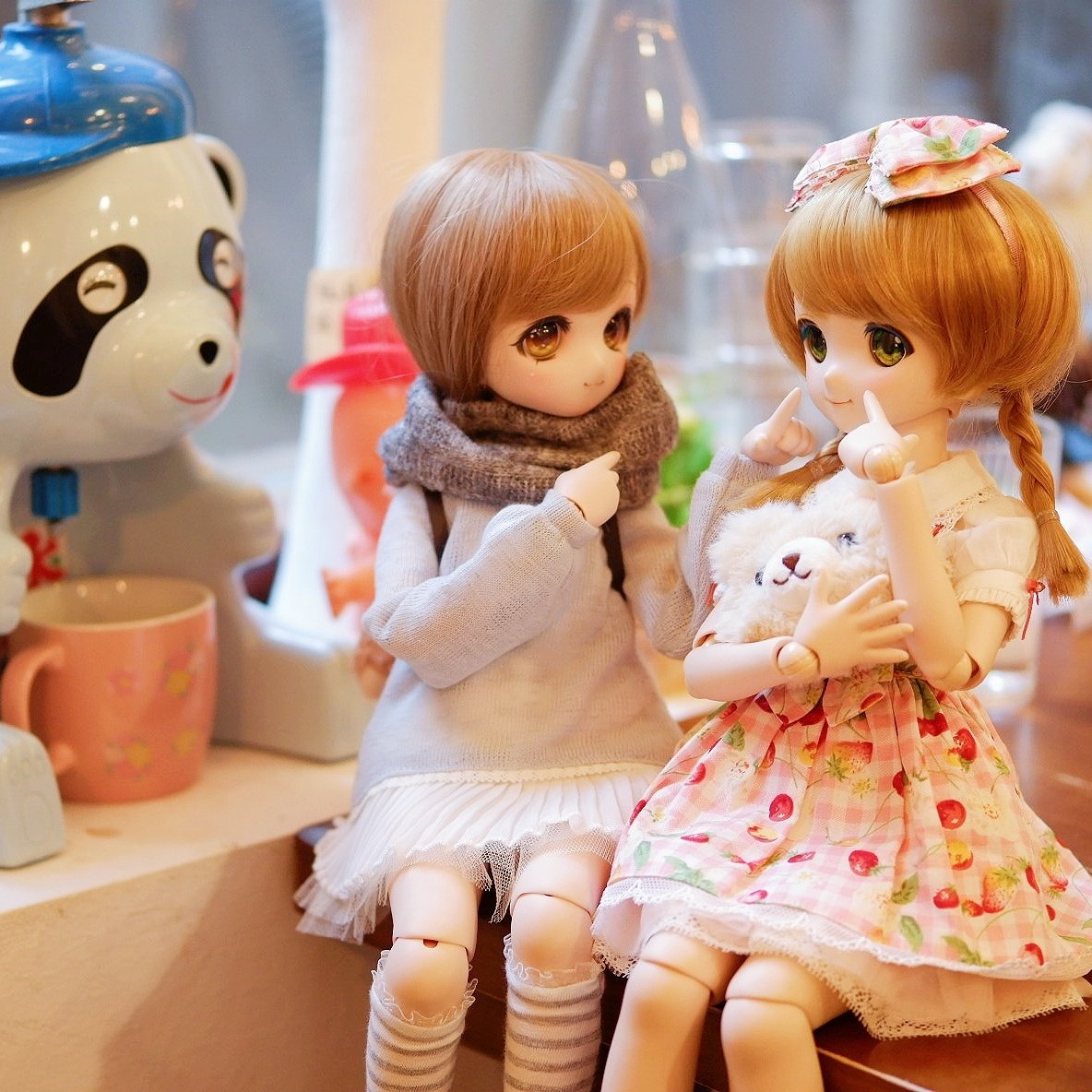 SRe_rabbit's tweet photo. 之前娃聚的存图(｡>∀<｡) #ddh01 #アルル #minidollfiedream  #dollfiedream #volks #ドールフィドリーム https://t.co/rVe7R0EKeQ