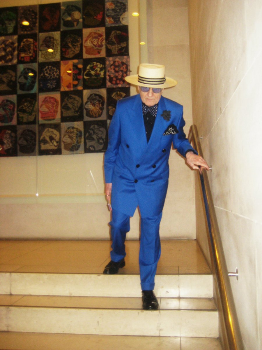 SohoGeorge's tweet photo. The launch of 'WE ARE DANDY' in which l appeared -ln Florence Italy last year #PittiUomo @rcallahanphoto #WeAreDandy @TheBaristas -and new acquisitions from #tonythesohotailor- my painting is in the lining of jacket visiting the @britishmuseum @planforsoho https://t.co/6KNLCSfxYB