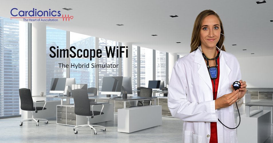 Cardionics_usa's tweet image. The SimScope WiFi Hybrid Simulator™, for real-time standardized patient interaction and assessment. Learn more: bit.ly/2vW2wff
#simscope #simulator #simulationeducation #auscultation #usa #cardionics