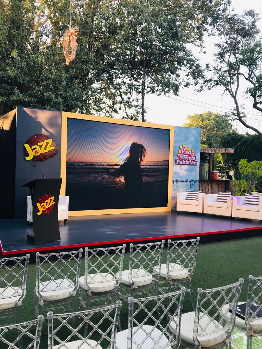 madihamid's tweet photo. Super excited an the launch of Eva Travel Pakistan by @jazzpk looking forward to the series and heard it has some great Food Content #JazzXEva https://t.co/9Lwrc8ZGzY