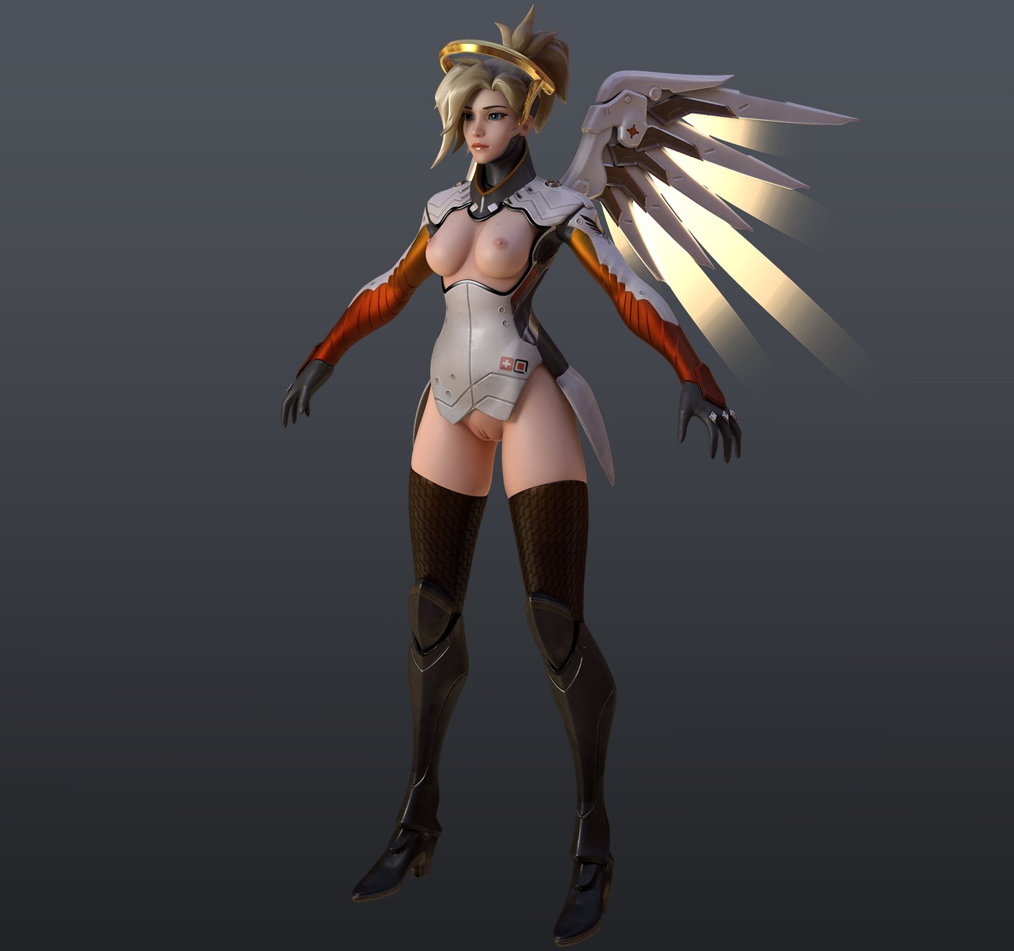 FPSBlyck 🇺 🇦 on Twitter: "Just updated Mercy's model for Cinema...