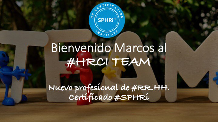En #Abanca también tenemos certificados @HRCertInstitute  Enhorabuena Marcos¡¡