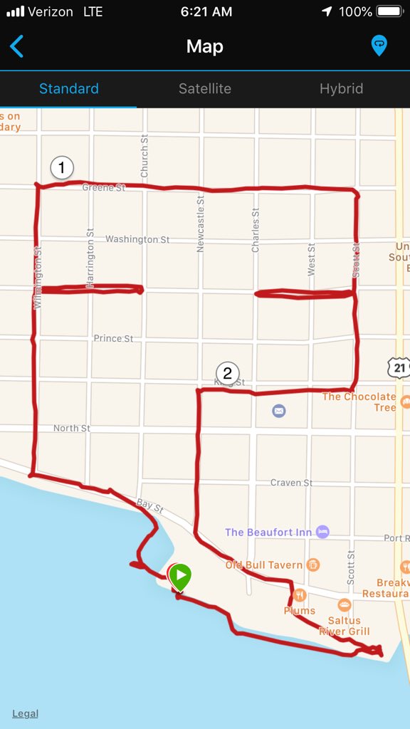 Fixityoself's tweet photo. 9 pax at #THEANCHOR for a YHC Q.
Ran through downtown Beaufort to spell the F3 logo with merkins, ab and leg work. Finished at the park with pull ups. Good work men!@F3Beaufort @F3Lowcountry @F3Nation #f3counts https://t.co/aUGLgjYZnt