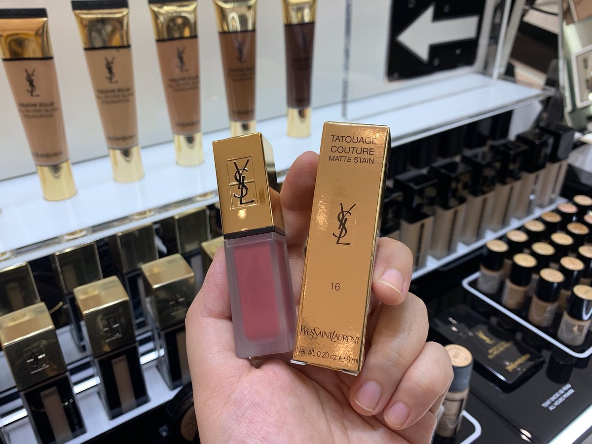 arnathaofficial's tweet photo. แจกจ้า ลิปแมทท์ซาตินของ YSL เบอร์ 16 สีนี้เด็ดมากกกกกก ขายดีสุดๆ สีสวย พิ้กเม้นต์แน่น เนื้อดี แจก 2 รางวัล แค่ RT+FOLLOW ประกาศ 25 ธันวานี้เลยค่า https://t.co/0Z73GyWuRc