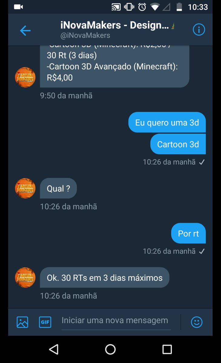 Seus Mitos Bora Pegar 30 RT Neste Print Para Nosso Canal Ganhar Uma Cartoon De Mine 3D Do @iNovaMakers  Da RT seus Mitoo✌️😉