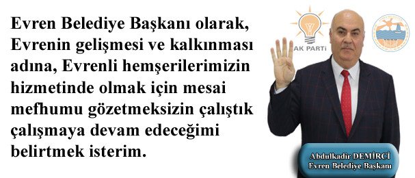 Evren Belediyesi (@evrenbelediye) on Twitter photo 