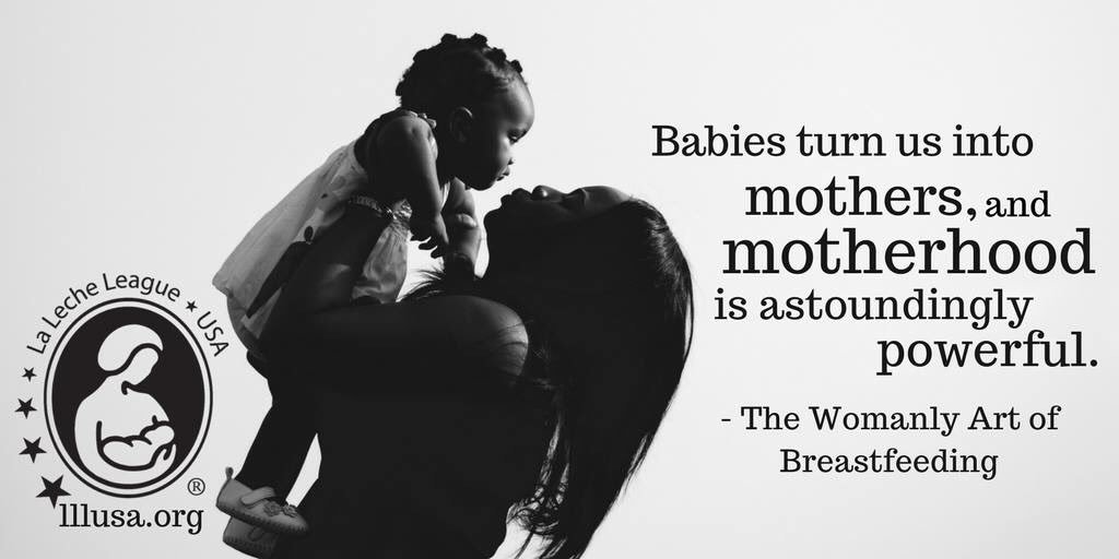 LaLecheLeagueUS's tweet photo. Wherever you are in your #breastfeeding journey, we support you! You are doing a wonderful thing for your baby. #parenttoparentsupport #MondayMotivation https://t.co/v7LAbHNVZc