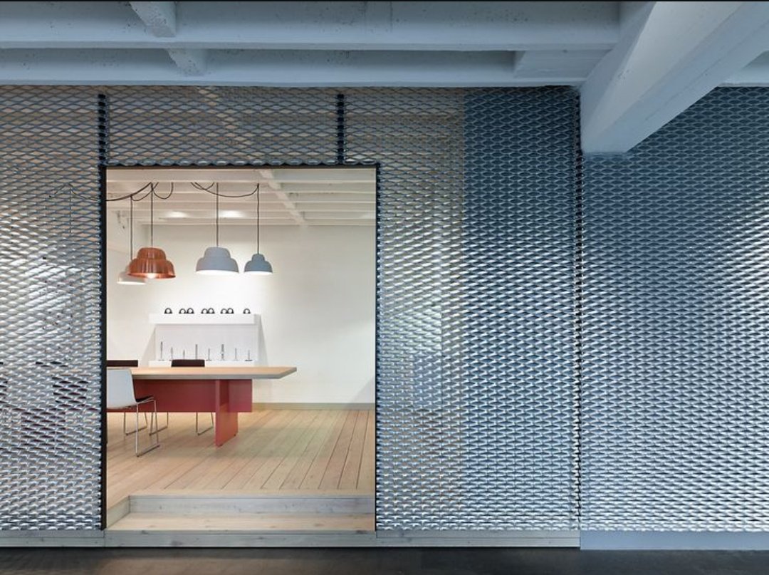 magrudar's tweet image. Let&apos;s give a break to the old fashioned bricks walls!
Try &quot;SMART PARTITIONS&quot; #ExpandedMetalPartitions #ExpandedMetal #ExpandedMetalMesh