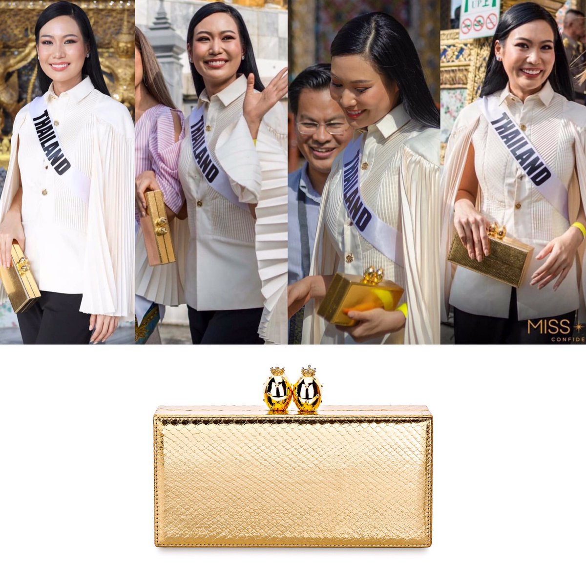suvimolbkk's tweet photo. จบกันไปแล้วสำหรับการประกวด #MissUniverse2018 แบรนด์ S’UVIMOL ภูมิใจและดีใจที่ได้รับเลือกจากทางทีม Stylist ของคุณนิ้ง โศภิดา #MissThailandUniverse2018 ให้เป็นส่วนหนึ่งของเครื่องแต่งกายของคุณนิ้งระหว่างการประกวดค่ะ 🙏🏻😍🥰❤️🇹🇭 https://t.co/dfv5p0lZ01