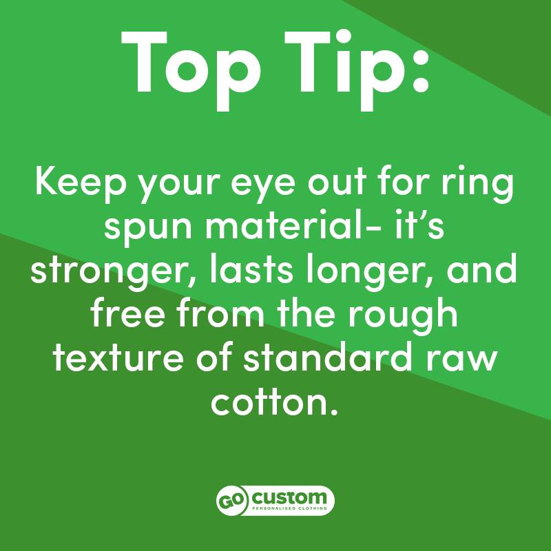 _GoCustom's tweet photo. ✅ It's the last top tip of the year!

You might've heard of ringspun - but do you know what it means for your workwear?

Take a look at our fave ringspun tee here: https://t.co/0Aq6Fx8eHF

#ringspun #toptip #gocustom #tshirts #quality #ringspuntshirts #printedtshirts https://t.co/SvQjyQu22B