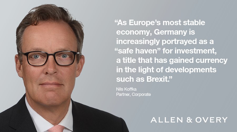 Germany is a leading market for PE investment, with deal values up by over 32%. Read our M&amp;A Insights report here: bit.ly/2SDAd0d #privateequity #germany #dealmaking