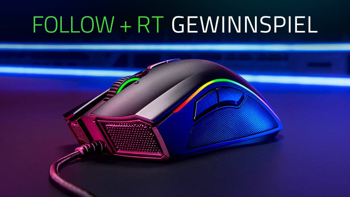 RazerGermany's tweet image. 🌈 FOLLOW &amp;amp; RETWEET #GEWINNSPIEL   

Heute verlosen wir die neue Razer Mamba Elite 🖱️

Mitmachen, gewinnen, zocken.  
Viel Glück 🍀  

Das #Giveaway endet am 17.12.2018 um 23:59 Uhr.