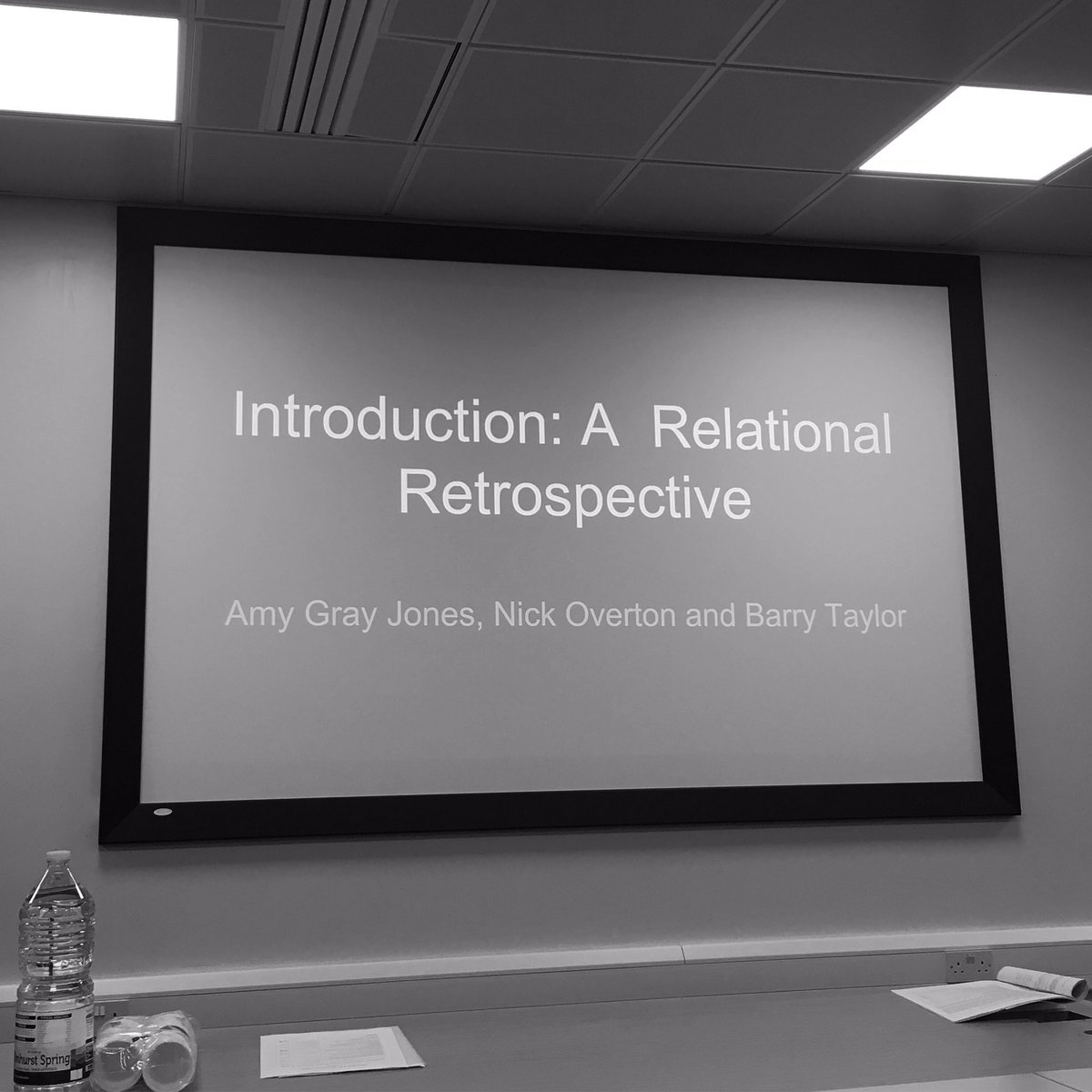 EmmaTollefsen's tweet photo. Here we go! Kicking off #TAGDeva with Amy Gray Jones, Nick Overton and Barry Taylor’s session on Relational Approaches to Past Hunter-Gatherer Worlds 🦌 #tag102 @DevaTag2018 #TAG2018 #Chester #conference #phdlife https://t.co/32o8xnTQI2