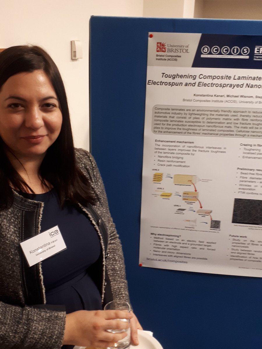 ICEscience's tweet image. Konstantina Konari of @BristolUniACCIS with her work at #FrontiersGMAT #greenmaterials