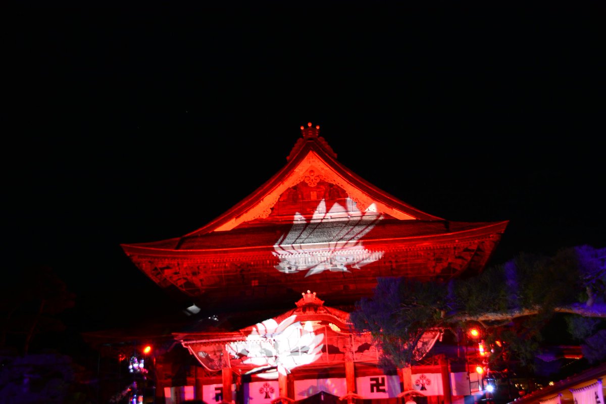 tekosaka's tweet photo. 善光寺イルミネーション
なかなか幻想的で良いですね。

みんなカメラ持って来てたなぁ
上手に撮れたかな？

#Photography 
#写真好きな人と繋がりたい 
#写真撮ってる人と繋がりたい 
#ライトアップ 
#イルミネーション 
#善光寺 https://t.co/a7fm7VQ6tP