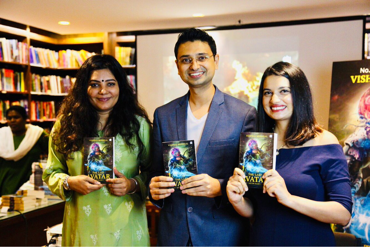 And the moment is finally here! My book - THE LAST AVATAR - AGE OF KALKI (Book 1) is now officially launched and is available across all leading bookstores in India &amp; online!

Thank you <a href="/SharmaShradha/">Shradha Sharma</a> for unveiling the book at the launch event &amp; Sonia Sharma for all the support