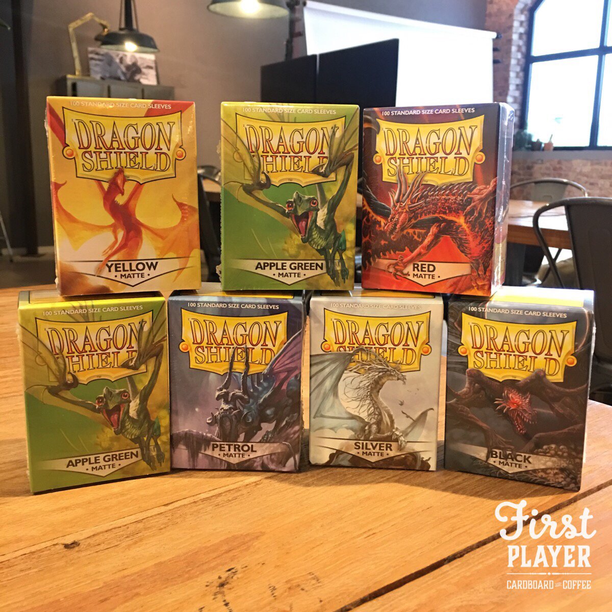 FirstPlayerCC's tweet photo. Saknar Dragon Shield lanserar nya art sleeves med kända konstverk – givetvis med en liten twist (hint: det har med drakar att göra). 99:- för ett 100-pack. Vi har dessutom fått in fler Matte Sleeves och Arcane Tinmen-fickor för brädspel. #tabletop #dragonshield #boardgames https://t.co/LaDqxr022Y