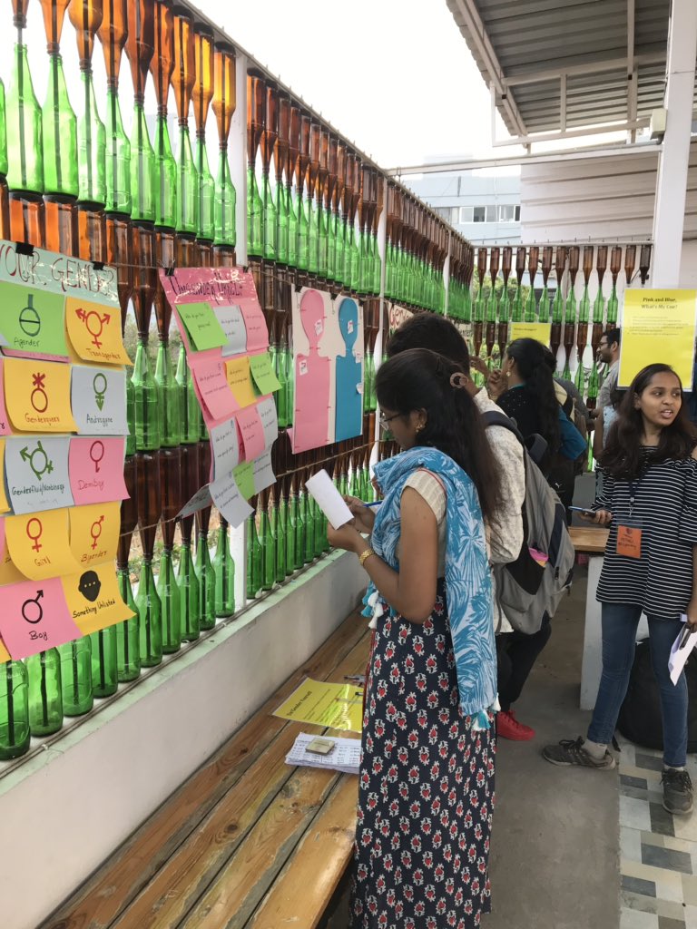 RubarooHyd's tweet photo. Throwback to last week’s #RubarooWithGender, led by our Volunteers at Rubaroo as part of #16DaysOfActivism against #GBV. More than 70 people came out to be part of this discussion and lead conversations of change. Supported by all our partners👇🏼 https://t.co/ciJoj8eikk