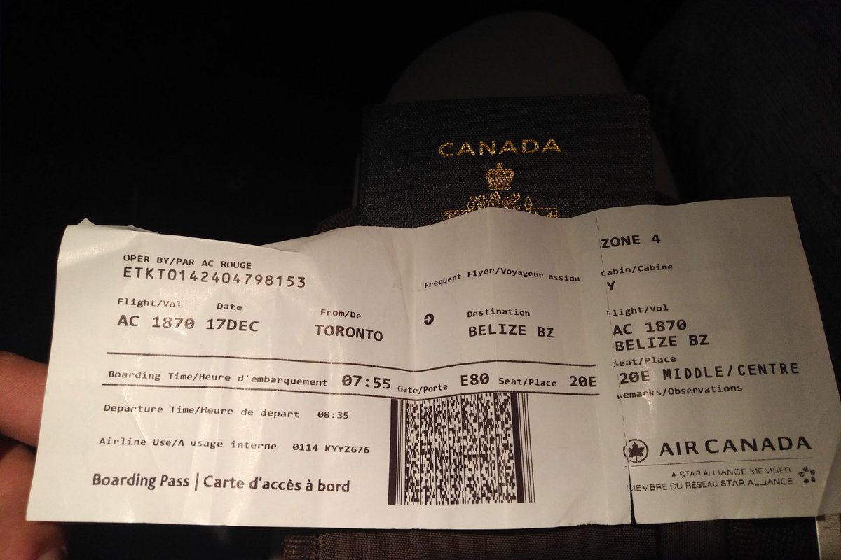 BelizeTweets's tweet photo. On my way from Toronto to Belize! #belize #SanPedro #cayecaulker #BelizeCity - I will be there until Jan 14th. Would love to meet up with other people/Canadians visiting. Tweet me @BelizeTweets https://t.co/YwExj85V68