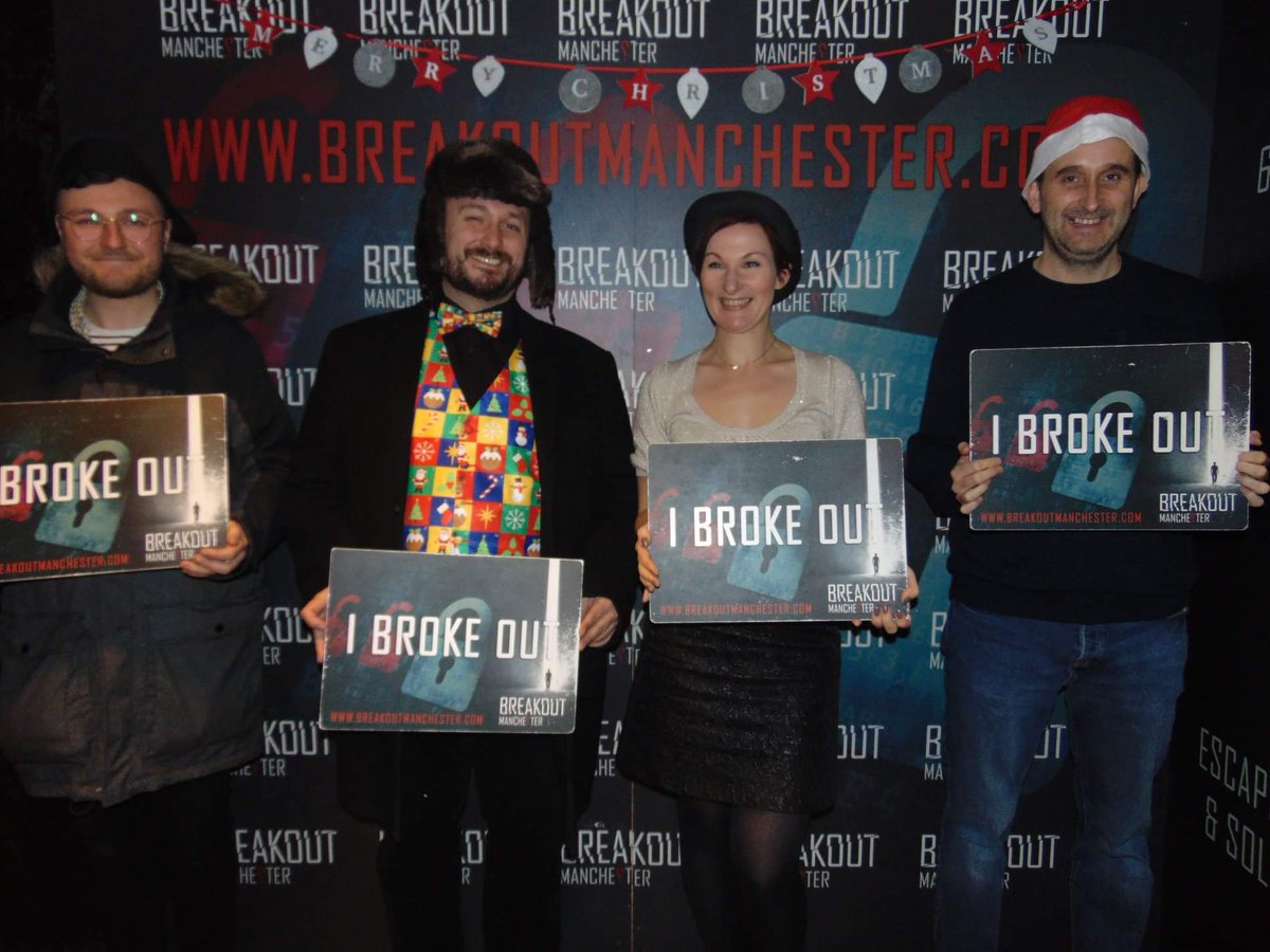 Both Openshadow teams were successful in escaping last Friday! #webrokeout 🔏
Thanks to <a href="/breakoutmcr/">Breakout Manchester</a> for a fantastic afternoon! 😁👍