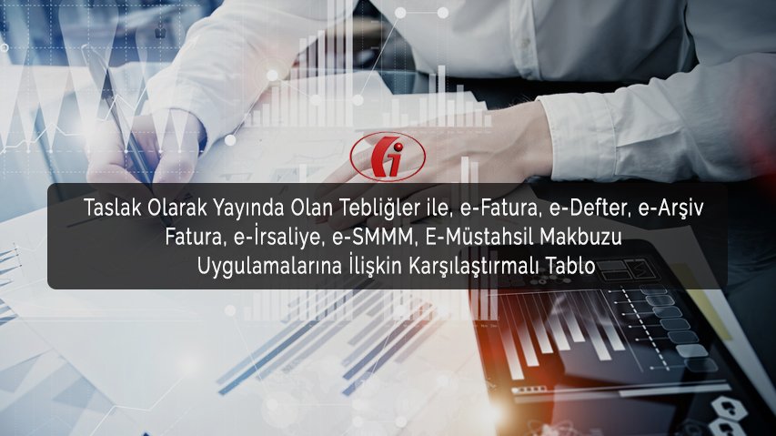 GİB Duyurusu “Taslak Olarak Yayında Olan Tebliğler ile, e-Fatura, e-Defter, e-Arşiv Fatura, e-İrsaliye, e-SMMM, E-Müstahsil Makbuzu Uygulamalarına İlişkin Karşılaştırmalı Tablo”… ow.ly/CakV30n0TYx
