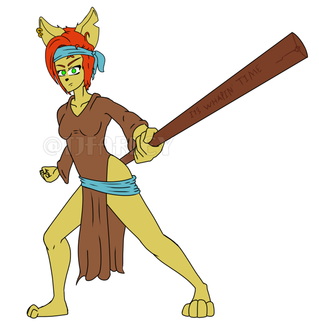 tjfarley's tweet photo. My DnD character Veslo! ready to kick some serious butt with her stick!
#draw #drawing #draws #sketch #sketching #sketches #Veslo #dnd5e #princess
#monk #quaterstaff #cat #awesome https://t.co/ovWvREW4lc