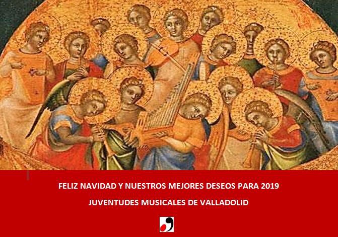 jm_vall's tweet photo. En nombre de Juventudes Musicales de Valladolid, os deseo Feliz Navidad y que el Nuevo Año venga cargado de paz y buena Música. https://t.co/3Q7wuLBEmg