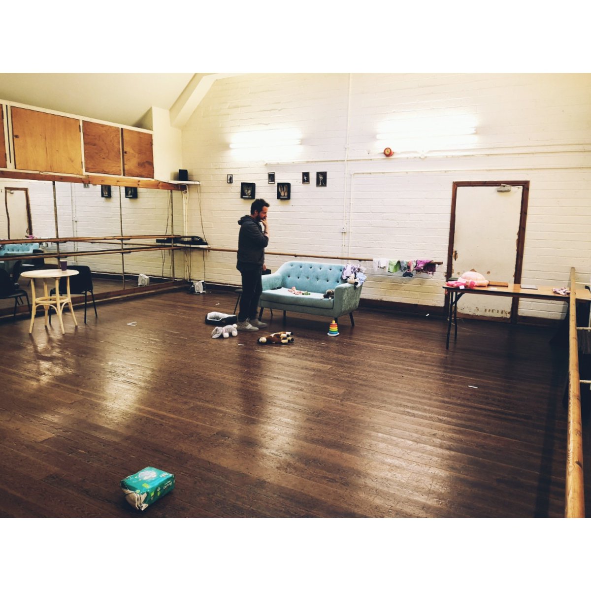Our new home for the week #danceattic #fullham #lillianplayuk