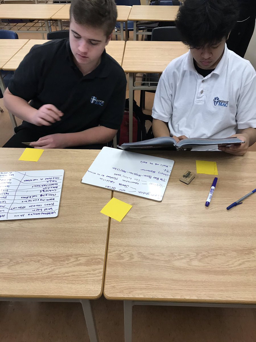 douccath's tweet photo. #HereIam thinking, inquiring, collaborating, using vertical non permanent surfaces, contributing, thinking about my thinking #causeandconsequence #creatingthinkingclassroom #WhatWCDSBDoes @TheBlueBlast https://t.co/vlUirHs8HG