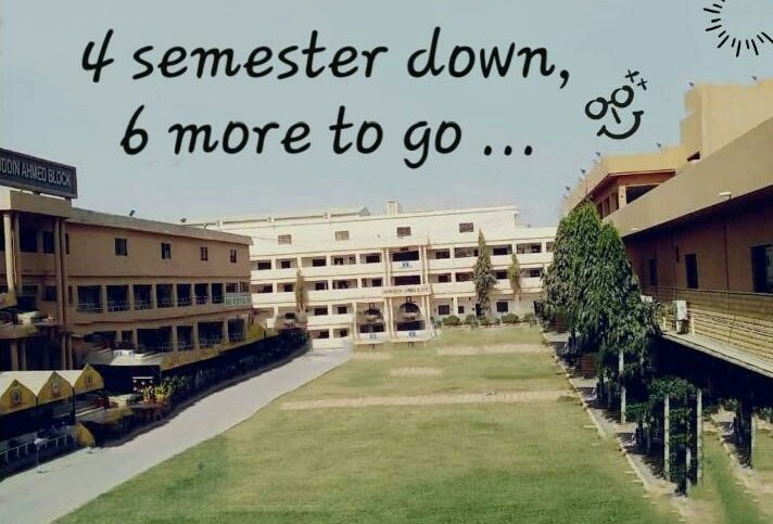 AmSyedaFatima's tweet photo. #4th_Semester completed Alhamdullilah😇😍 
Last paper🎊🎊🎉🎉 #Azaadi ❤

6 more to go!☺ 
40% doctor 🙈😉 
#MY_UNI ❤ https://t.co/v26tMP7arc
