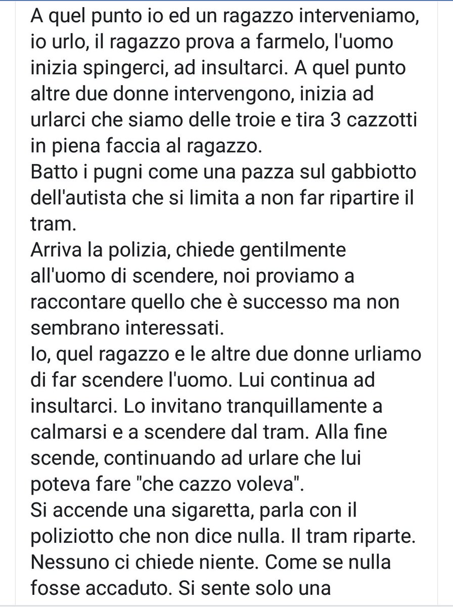 BaobabExp's tweet photo. Un'altra infame e meschina violenza #razzista contro una donna e un bambino: è successo oggi pomeriggio su un tram a #Roma, nel quasi totale silenzio dei passeggeri.

Bisogna invertire la percezione: gli unici a non doversi sentire tranquilli in strada sono i razzisti. https://t.co/ZluKWvwyQZ