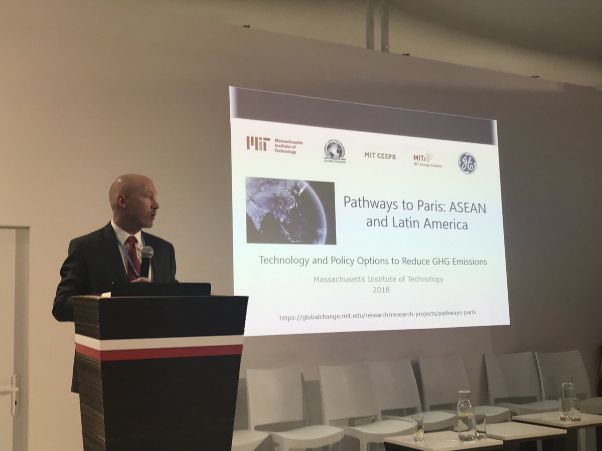 RobMcKeel's tweet photo. Honored to partner with MIT to unveil the Pathways to Paris reports at COP24 last week highlighting ways countries can meet their energy pledges to the Paris Agreement. Hoping this initiative is helpful to all countries on their road to decarbonization. #CutCarbon https://t.co/KxKbHmW1N5