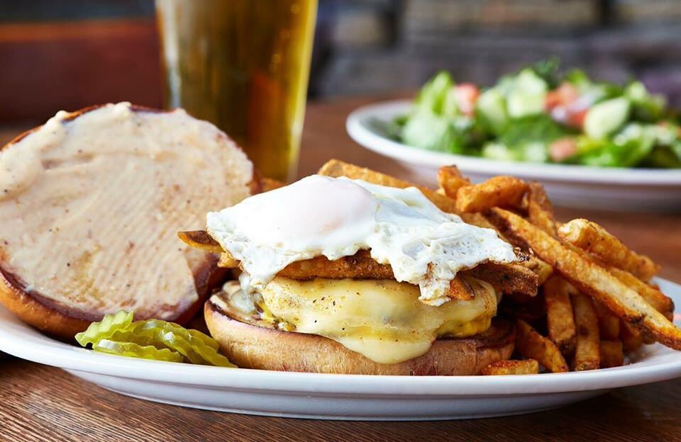 Tuesday is burger night at the Craft House. Get a FREE Burger between 4 pm-10 pm with the purchase of another burger and 2 beverages.  

We’ve had a lot of fun with our burgers of the month, but we’re still most proud of the only one that bears our name, the Craft House Burger.