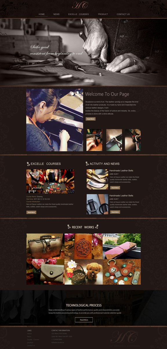 RealToWebTech's tweet image. Case show: Hcstudio.ca. Do you like it? Our client has a fantastic ability on hand making.