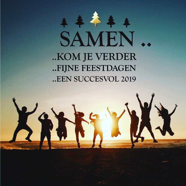 Wij wensen iedereen fijne feestdagen en een mooi, zonnig, liefdevol 2019 toe 🎄🥂🍻☀️❤️ groet ZeesterCrew 🤗