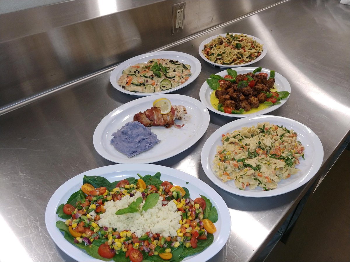 WAdultSchool_WS's tweet photo. Career Kitchen class presented their final products last week in completing a 10 week class.  #WAS #AdultCulinaryClass #Great2bwusd https://t.co/ydVc6LysqM
