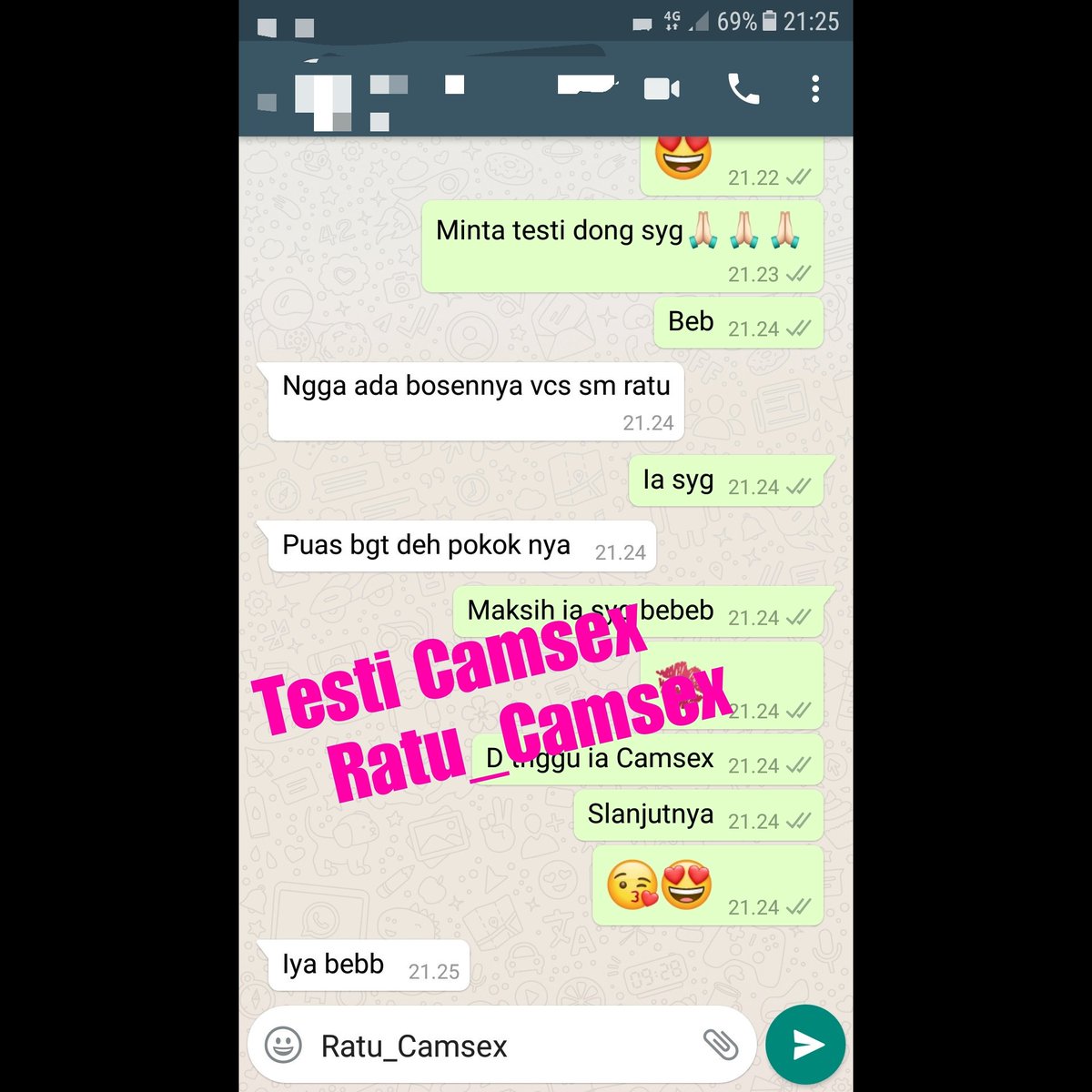 MbaVcs's tweet photo. Thanks y yg udh cam sex sama mba  ..di tunggu cam sex selanjut ya https://t.co/KZfozaNltz