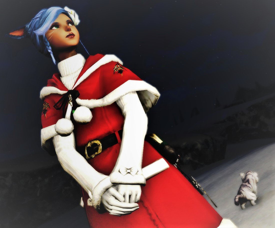 llDeityll's tweet photo. I guess it is that time of year #HappyStarlight Everyone! #FFXIV https://t.co/yqIEdfPO6T